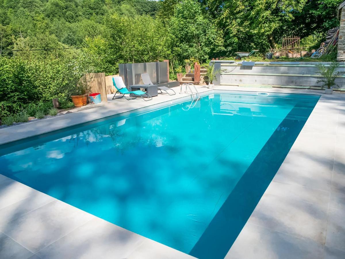 Nice Holiday Home In Nature With Sauna, Hot Tub En Swimming Pool 베르비에 외부 사진